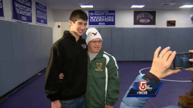 Undefeated Wrestler Allowed Himself to be Pinned by Student with Down’s